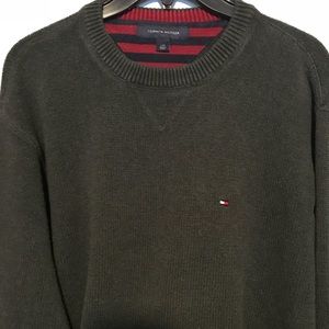 Tommy Hilfiger olive green sweater